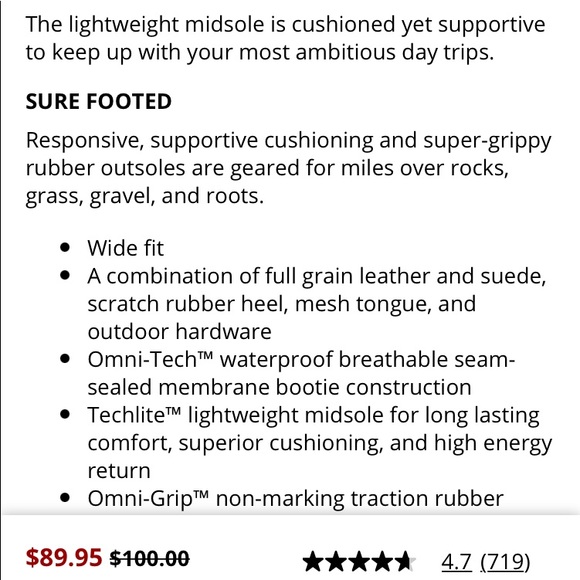 ❤️🐻💙Columbia Hiking Boots - Waterproof 💦 Size: 4Y or 6W🥾 worn once! - Picture 12 of 12